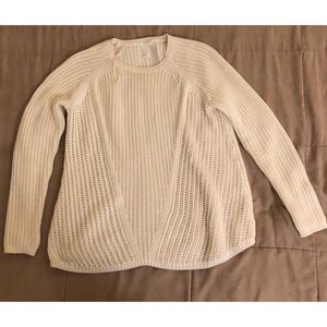 H&M Cable Knit Sweater-off white